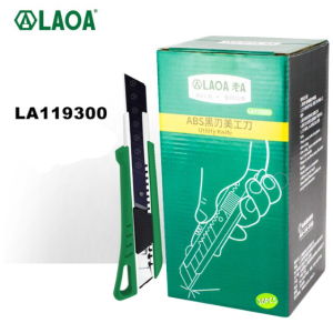 老 黑刃美工刀Dao tước vỏ dây điện ABS LA119300 Nhãn hiệu LAO A LA119300 A ABS/ABS Black Art Knife ，LA119300