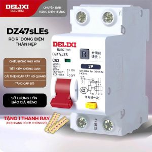 Aptomat Chống Giật DELIXI DZ47sLES 2P 16A-63A RCBO Chính Hãng