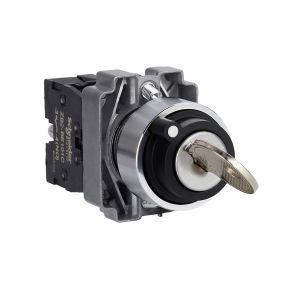 Công tắc xoay có chìa khóa, model: XB2BG, hiệu: Schneider electric, điện áp: 240V, dòng điện: 6A, kích thước: 22*22*30mm /钥匙开关 /XB2BG