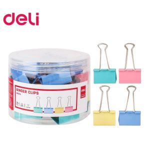 Kẹp bướm màu 51mm Deli E8551A – Hộp 12 cái